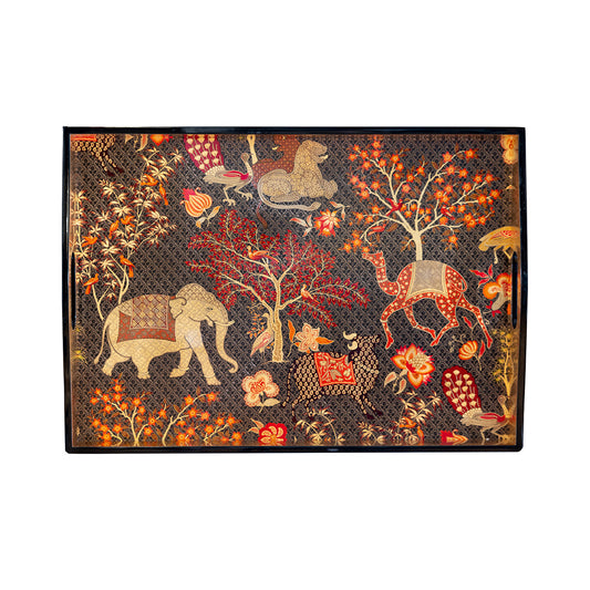 Le Jardin de Mysore Lacquer Tray