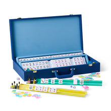 Blue Mahjong Set