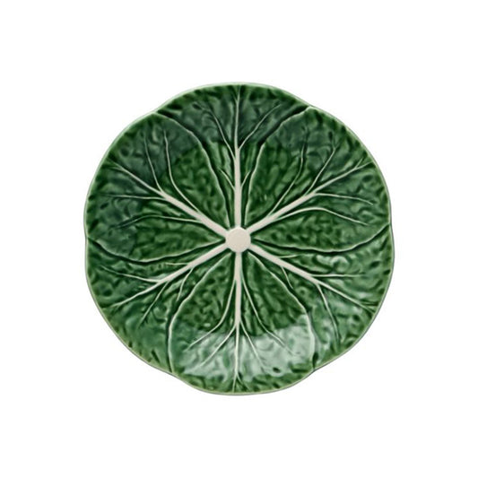 Bordallo Pinheiro Green Cabbage Dessert Plate