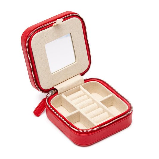 Red Travel Jewelry Case