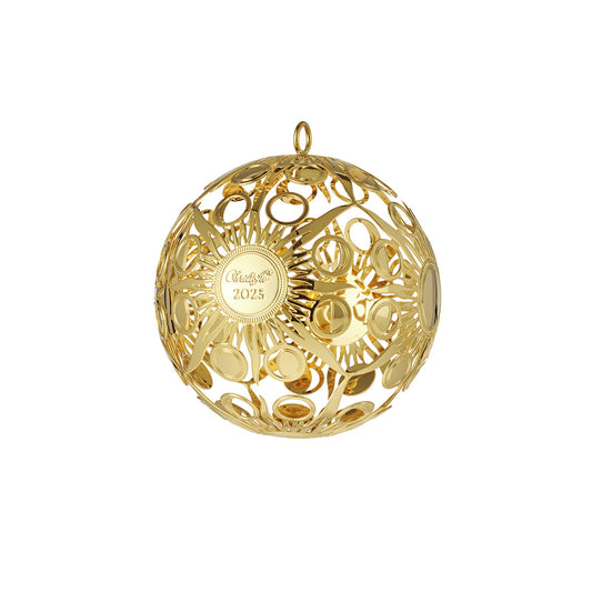 2023 Annual Ball Ornament, Gold-Plated