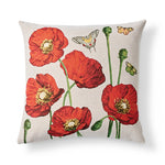 Red Poppies Pillow