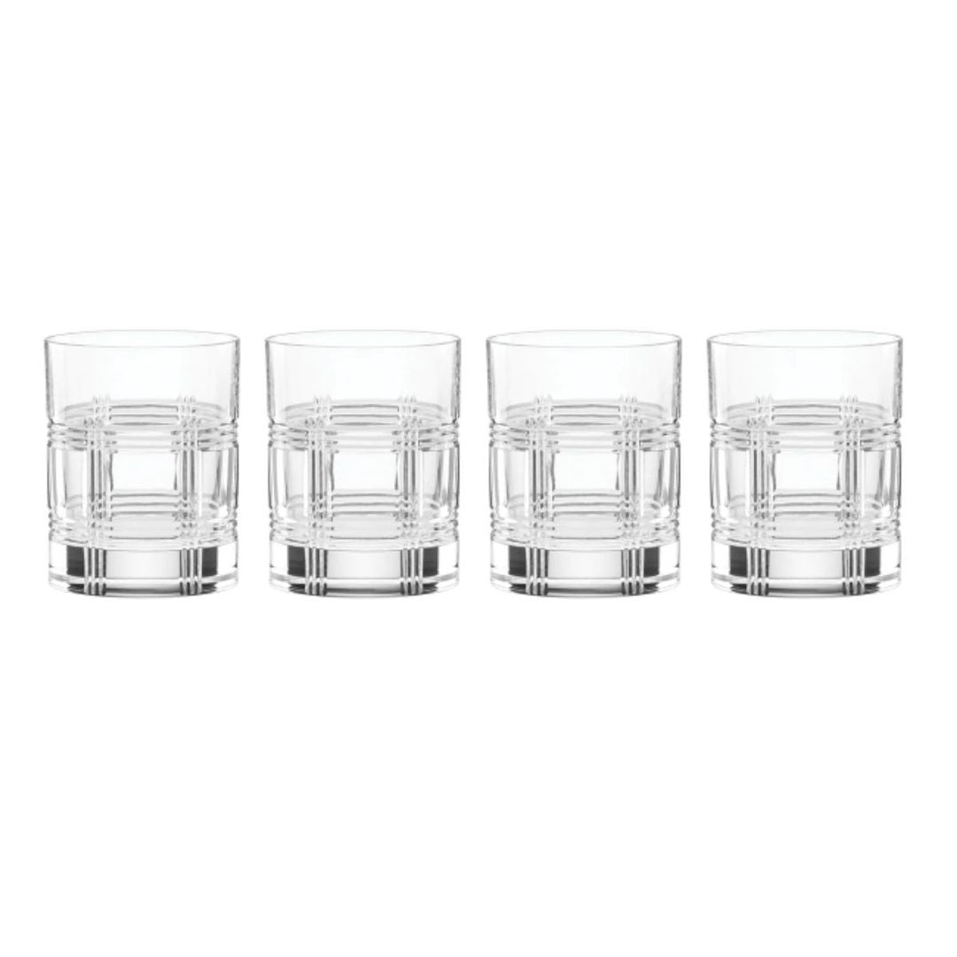 Reed & Barton Hudson Double Old-Fashioned Glasses, Set of 4