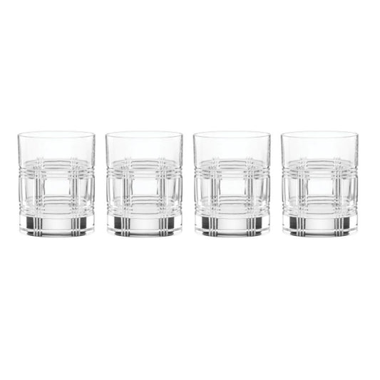 Reed & Barton Hudson Double Old-Fashioned Glasses, Set of 4