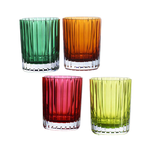 Baccarat Harmonie Colors of Joy Intense Tumblers, Set of 4