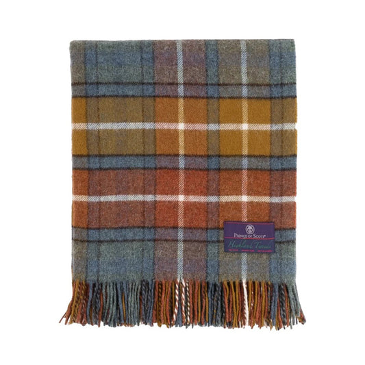 Highlands Tartan Plaid Throw