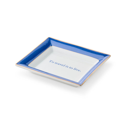 To Travel Is To Live Repartee Tray