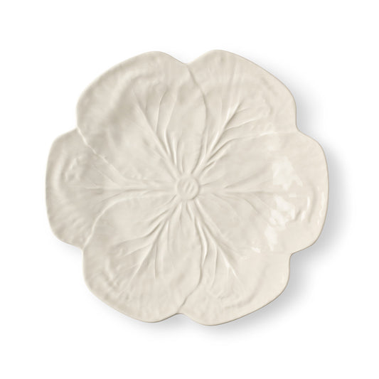 Vista Alegre White Cabbage Dinner Plate