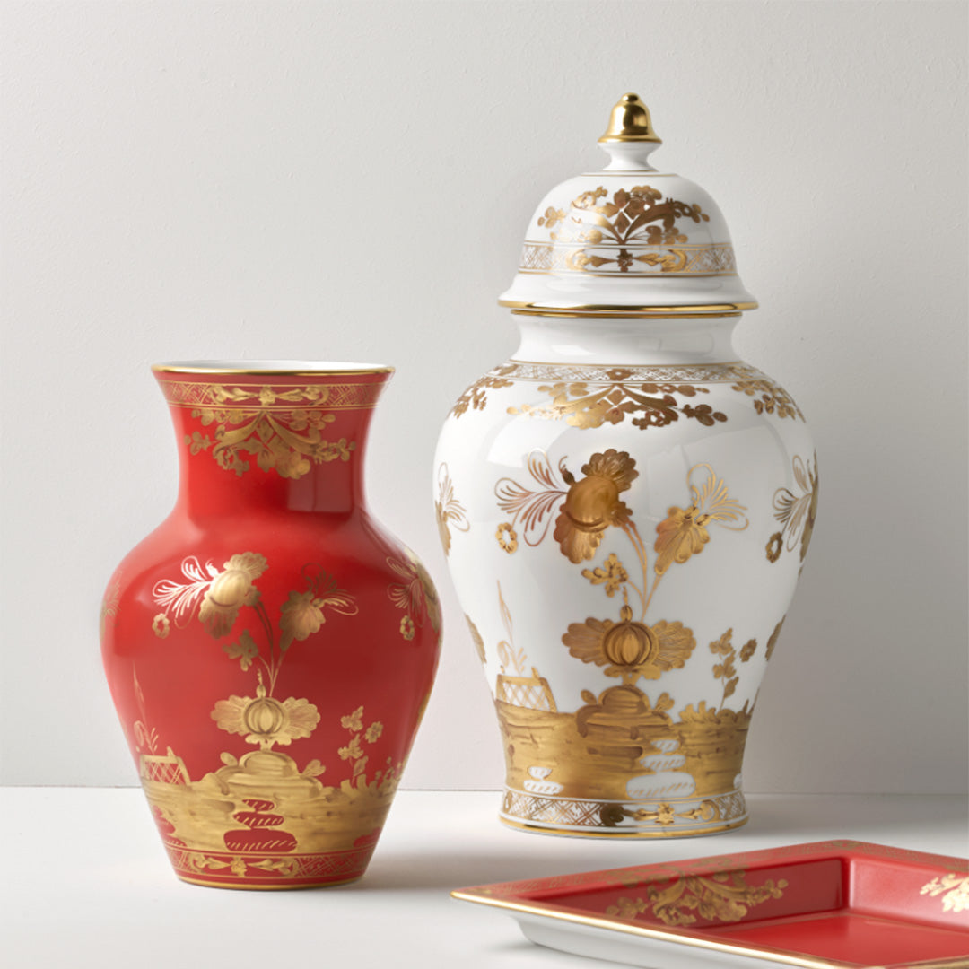 Oriente Italiano Potiche Vase, Aurum