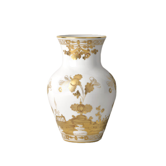 Ginori 1735 Oriente Italiano Ming Vase, Aurum