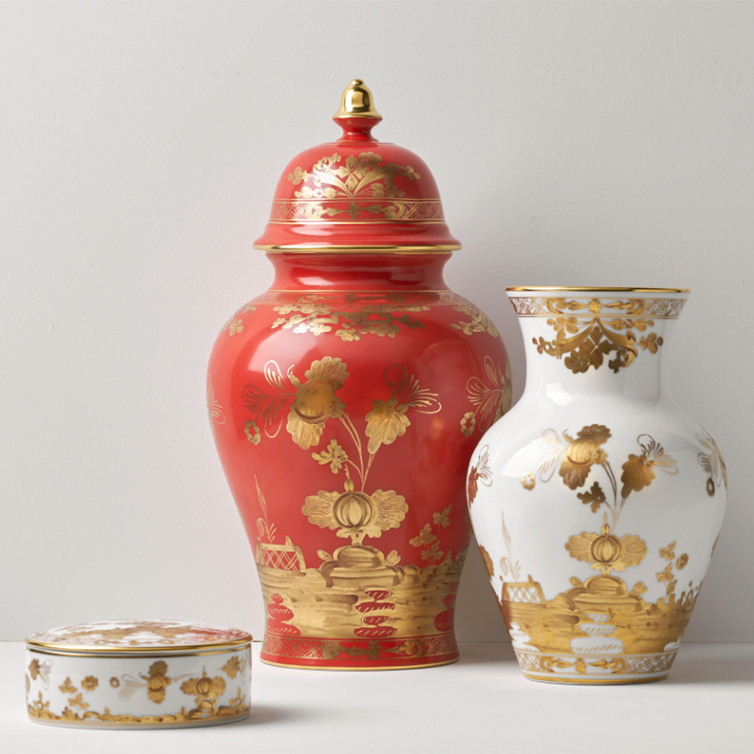 Oriente Italiano Potiche Vase, Rubrum