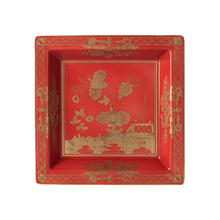 Ginori 1735 Oriente Italiano Square Vide Poche, Rubrum