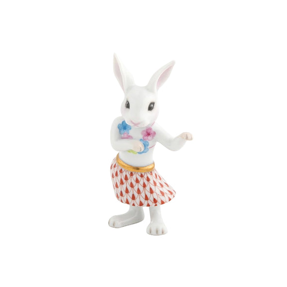 Herend Hula Bunny, Rust