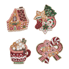 Kim Seybert Holiday Treats Coasters, Set of 4