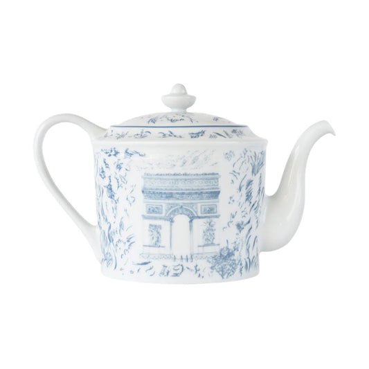 Tour Paris Teapot, Blue