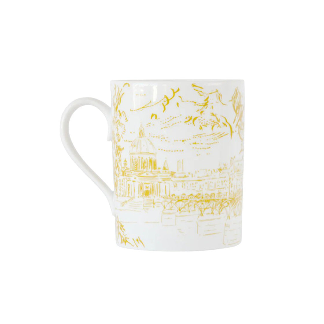 Tout Paris Mug, Yellow