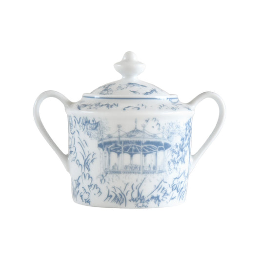 Bernardaud Tout Paris Sugar Bowl, Blue