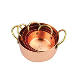 Copper Measuring Cups, Set of 4