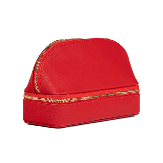Travel Jewelry Case, Red
