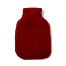 Tweedmill Red Faux Fur Hot Water Bottle