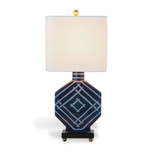 Bamboozled Lamp, Indigo Blue