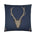Woodland Buck Pillow, Navy