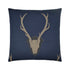 Woodland Buck Pillow, Navy
