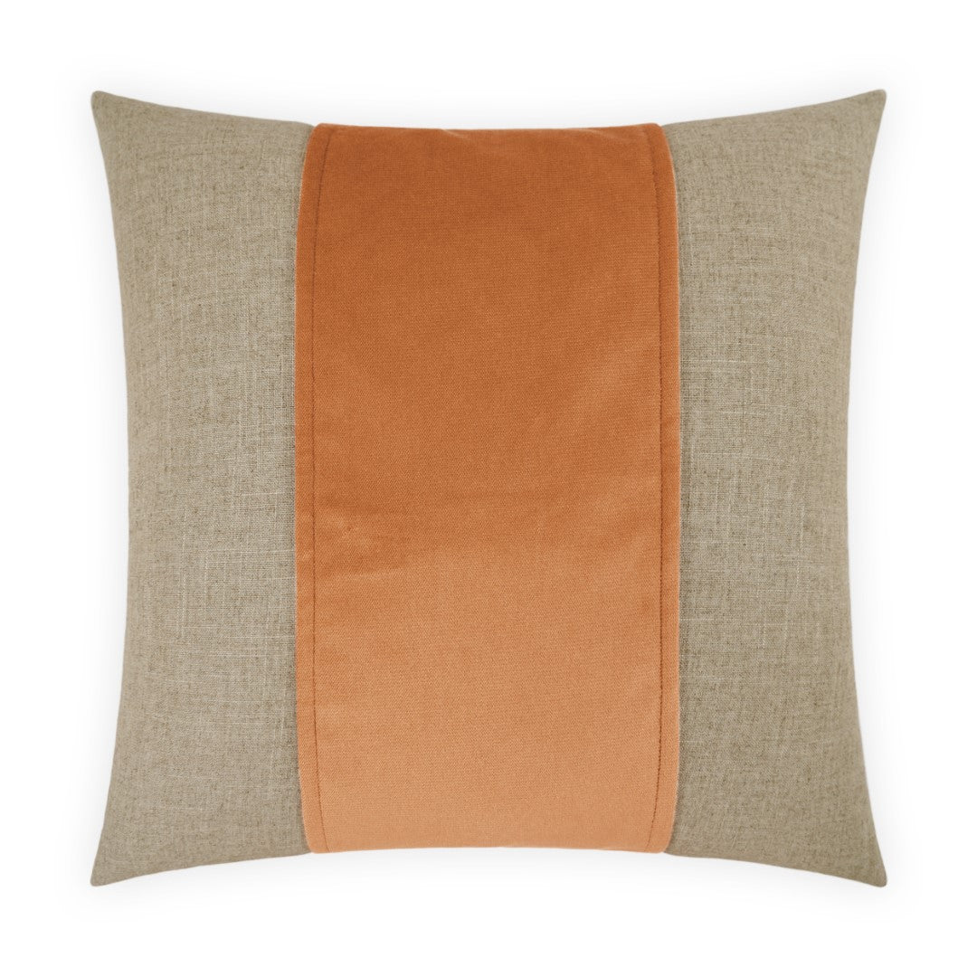 Jefferson Band Pillow, Satsuma Orange