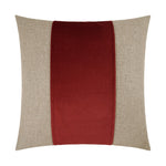Jefferson Band Pillow, Sangria