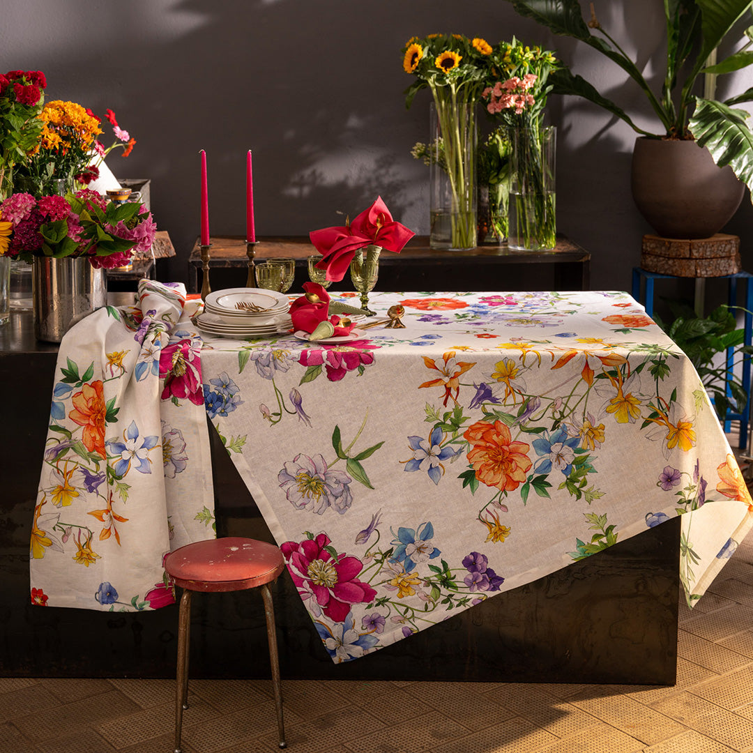 Molti Fiori Italian Tablecloth