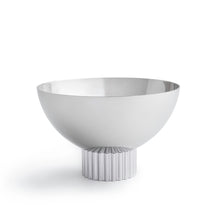 Anna New York Striations Nut Bowl, Silver