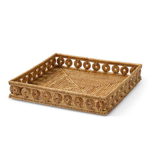 Burmese Rattan Tray