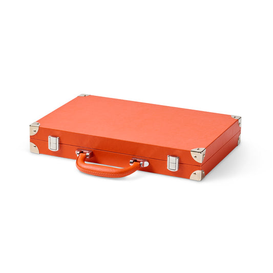 Orange Backgammon Set