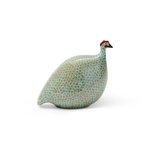 Blue Speckled Guinea Hen, Small