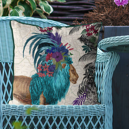 Tropical Lion Pillow