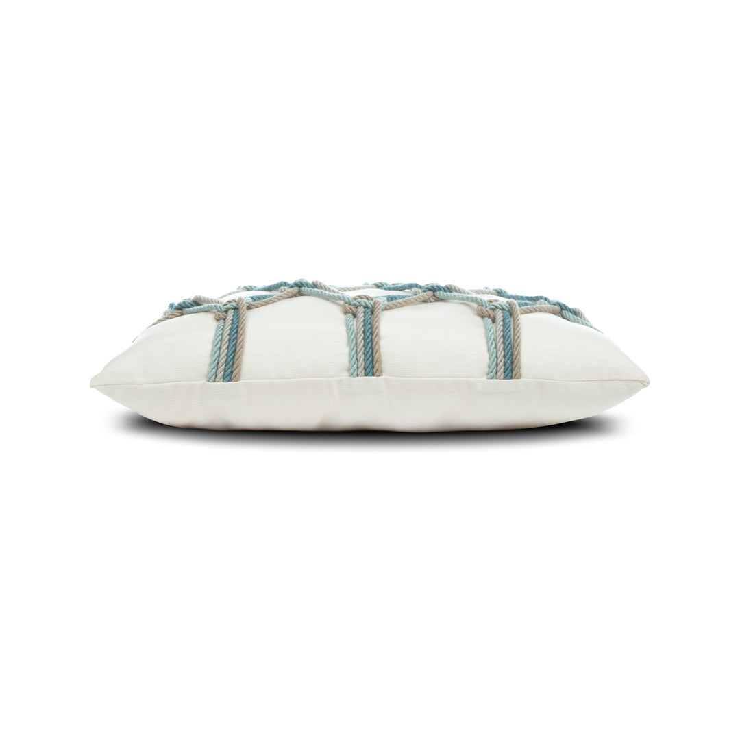 Seascape Rope Indoor/Outdoor Pillow, Lumbar