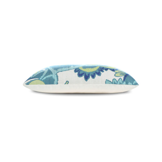 Floral Wave Indoor/Outdoor Pillow, Lumbar