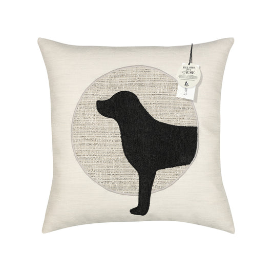 Elaine Smith Woof Indoor/Outdoor Pillow, Head