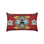 Elaine Smith Tropical Bee Indoor/Outdoor Pillow, Lumbar