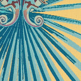 Chameleon Lagoon Indoor/Outdoor Pillow, Square