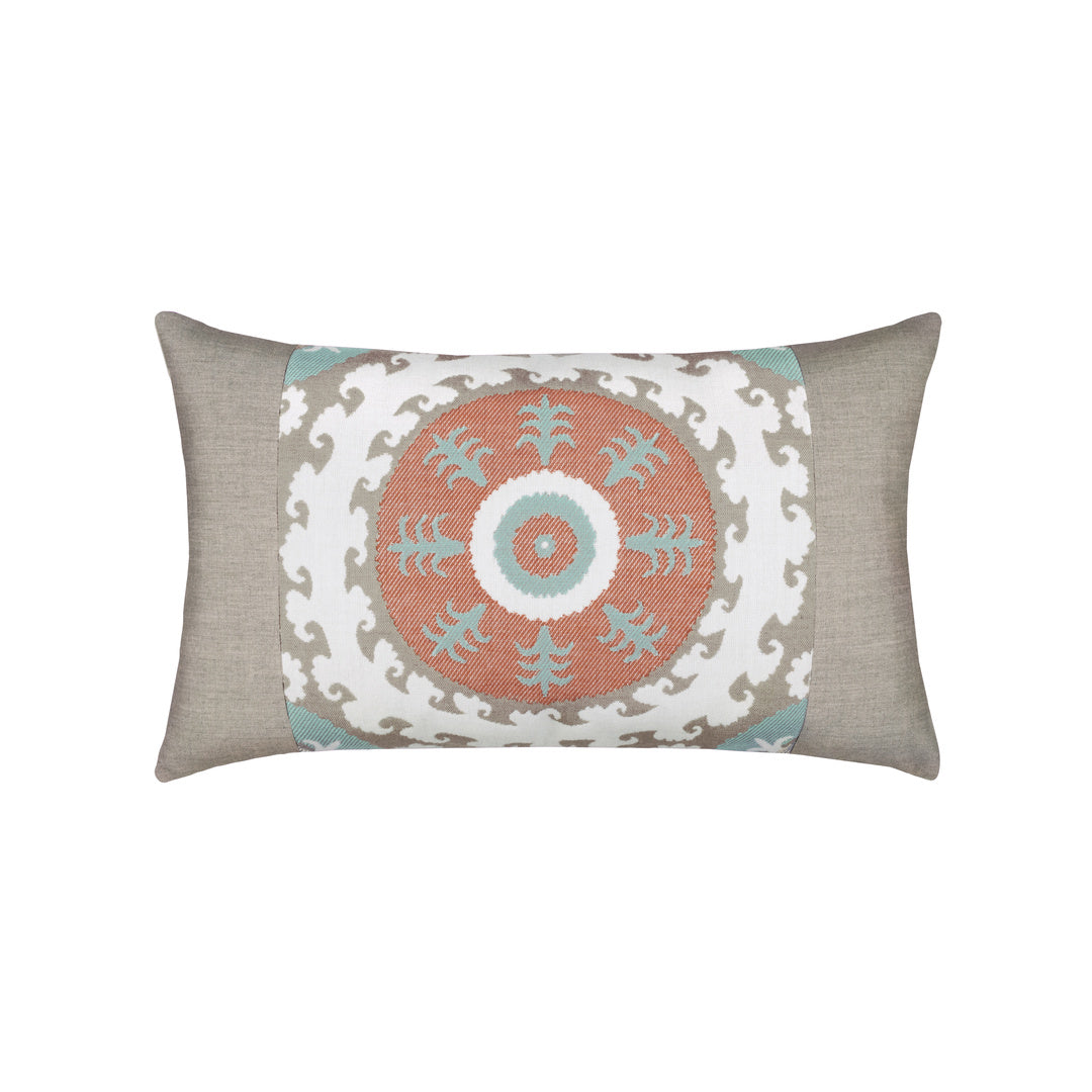 Elaine Smith Suzani Oasis Indoor/Outdoor Pillow, Lumbar
