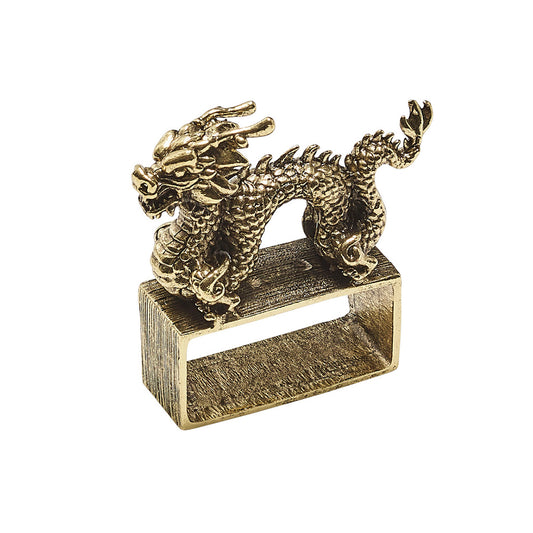 Kim Seybert Gold Orient Napkin Rings, Set of 4