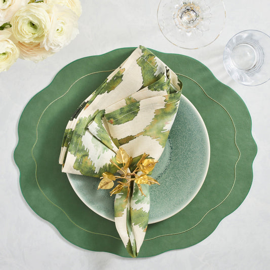 Watercolor Ikat Napkins, Set of 4