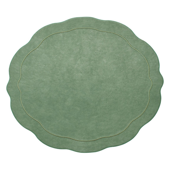 Kim Seybert Green Tailored Placemats, Set of 4