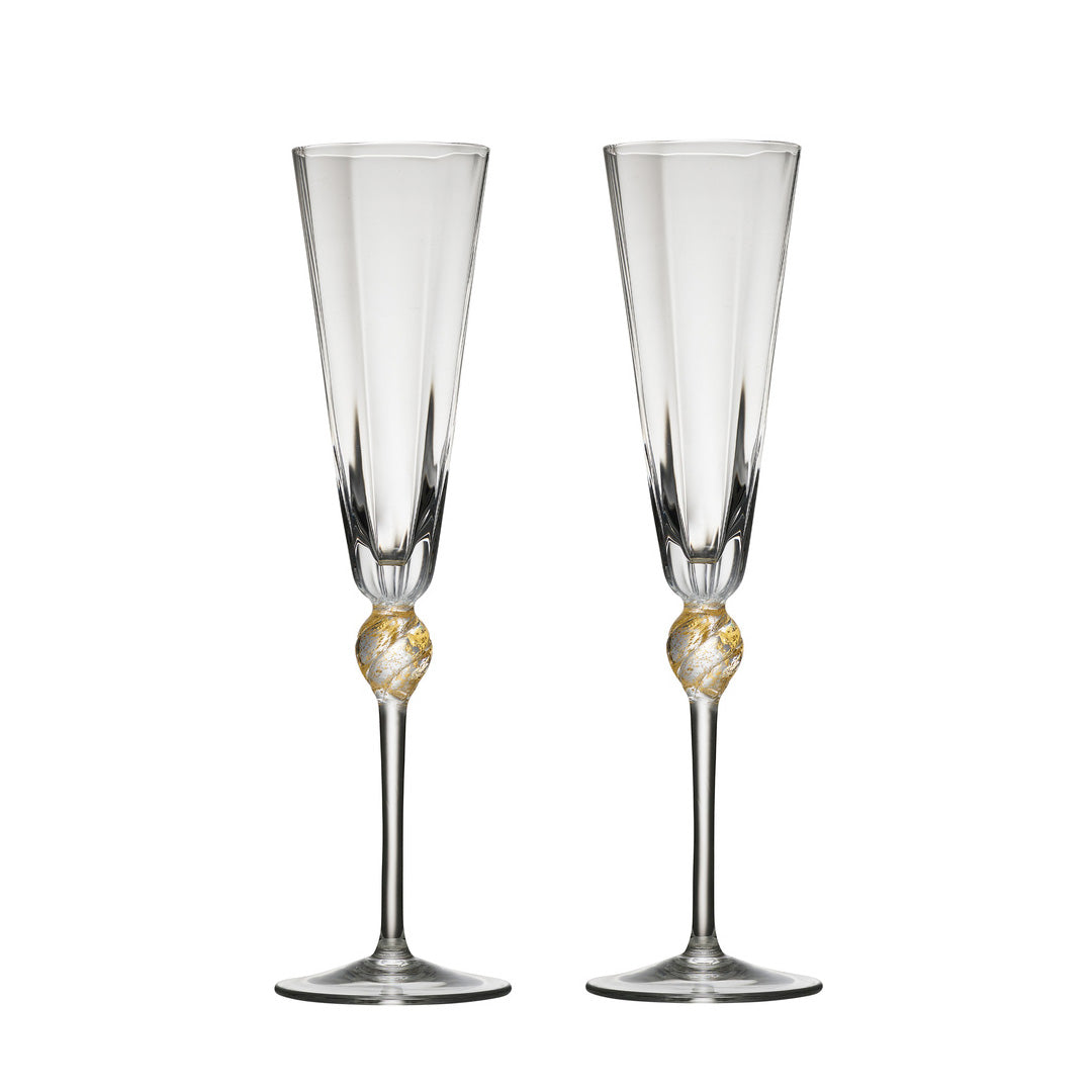 Kim Seybert Daphne Flutes, Set of 2