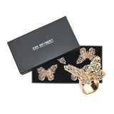 Papillon Napkin Rings, Set of 4