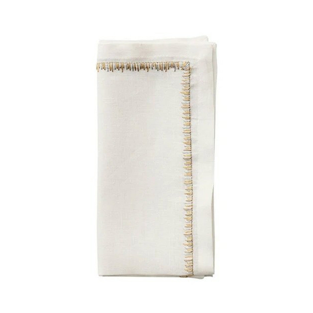 Kim Seybert Gold Filament Napkins, Set of 4
