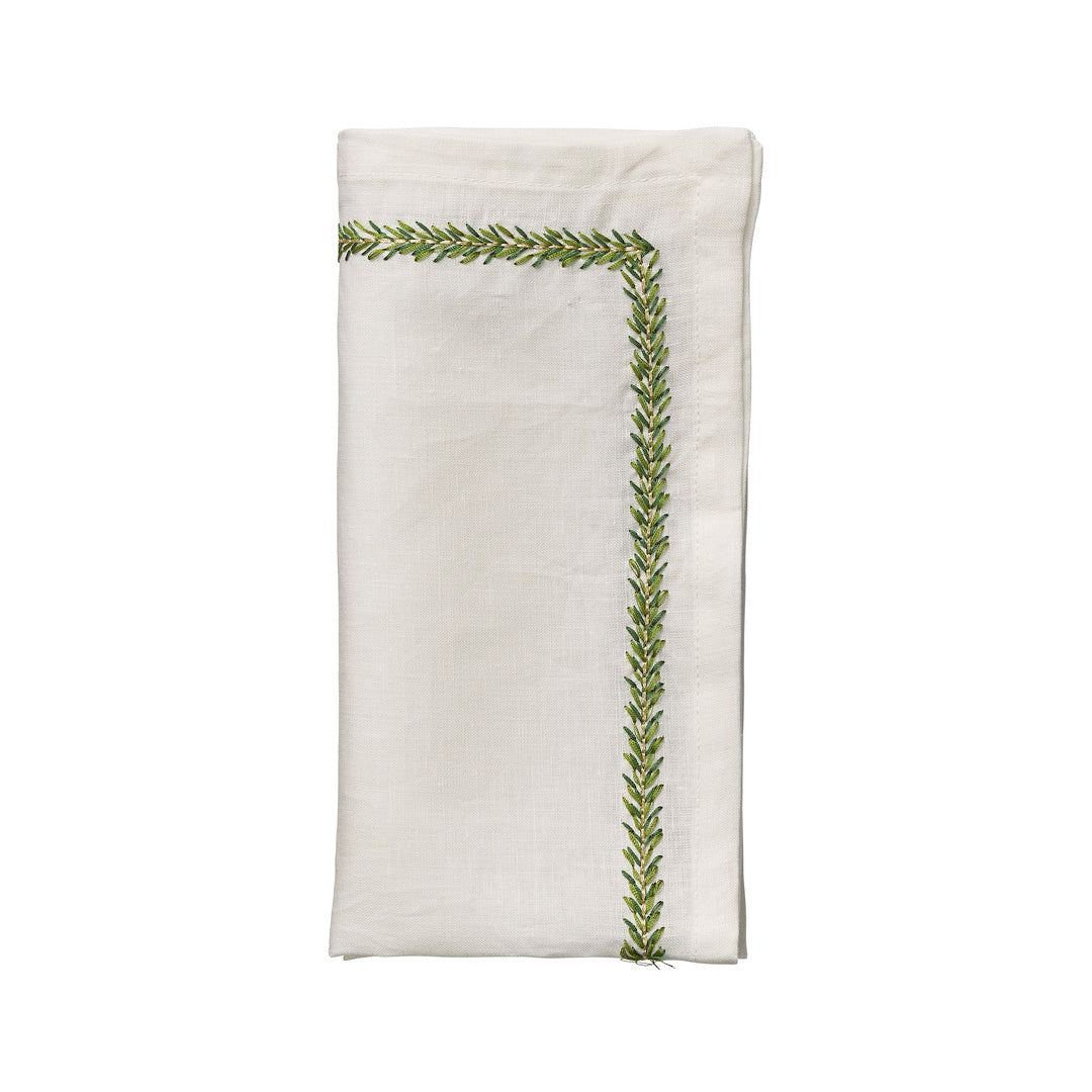 Kim Seybert Green Jardin Napkins, Set of 4