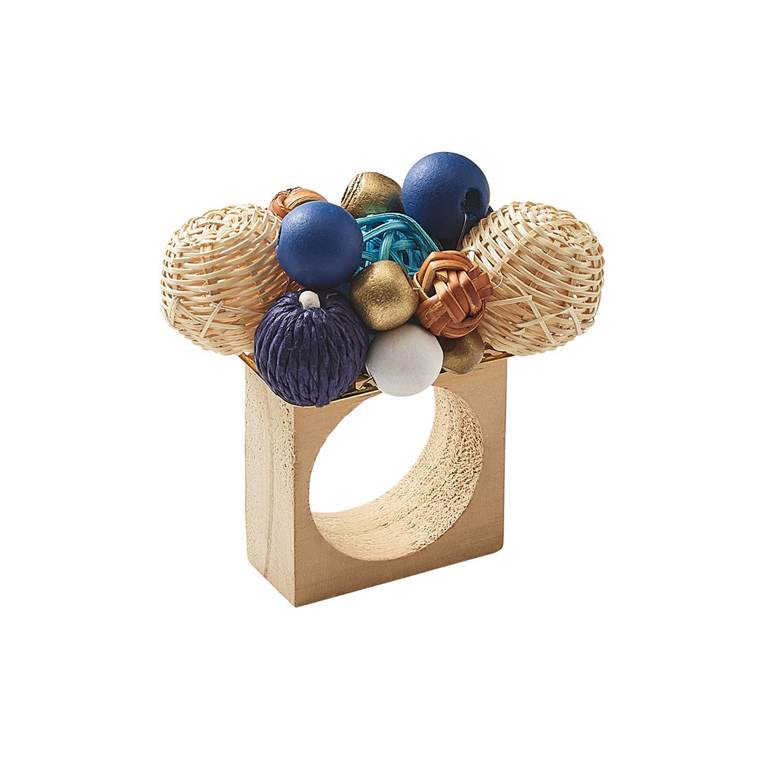 Kim Seybert Java Napkin Rings, Set of 4