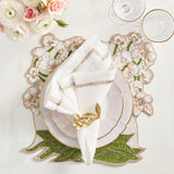 Orchid Napkin Rings, Set of 4